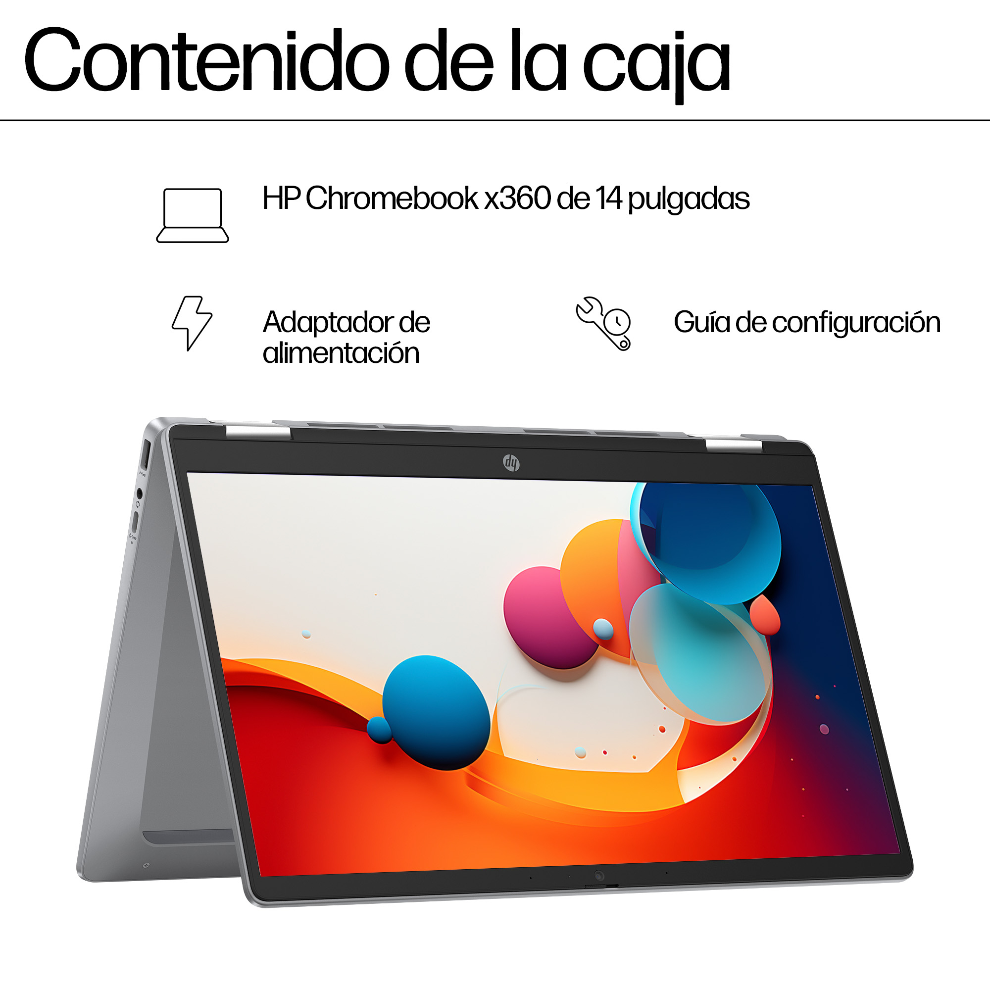 Portátil - HP Chromebook Plus x360 14b-cd0001ns, 14" Full HD, Intel® Core™ i3-N305, 8GB RAM, 256GB UFS, Gráficos UHD, Google Chrome OS - imagen 6