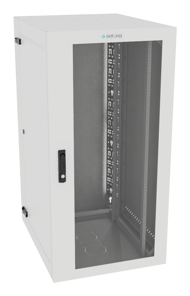 Vertiv VR Rack GL48WMCMP-W-SC-00-CM rack cabinet 25U Wall mounted rack White