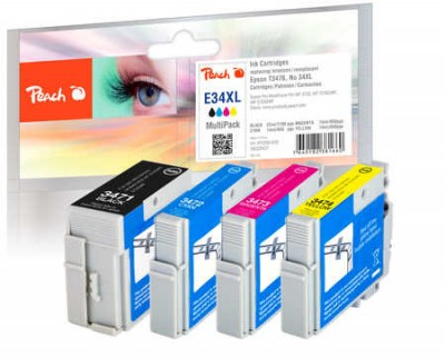 Peach PI200-630 ink cartridge 4 pc(s) Black, Cyan, Magenta, Yellow