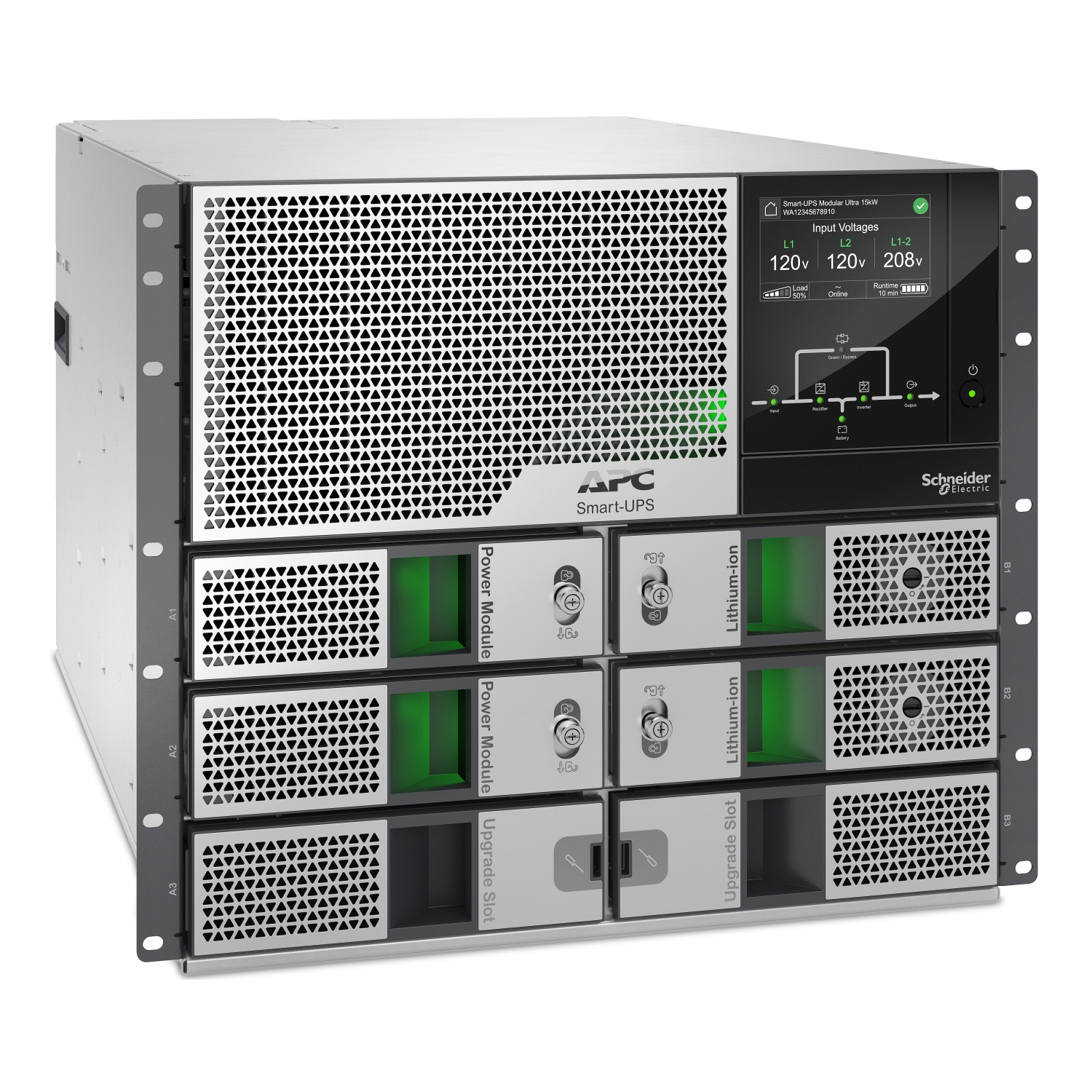 APC SRYL10K15RMXLT uninterruptible power supply (UPS) Double-conversion (Online) 10 kVA – image 2