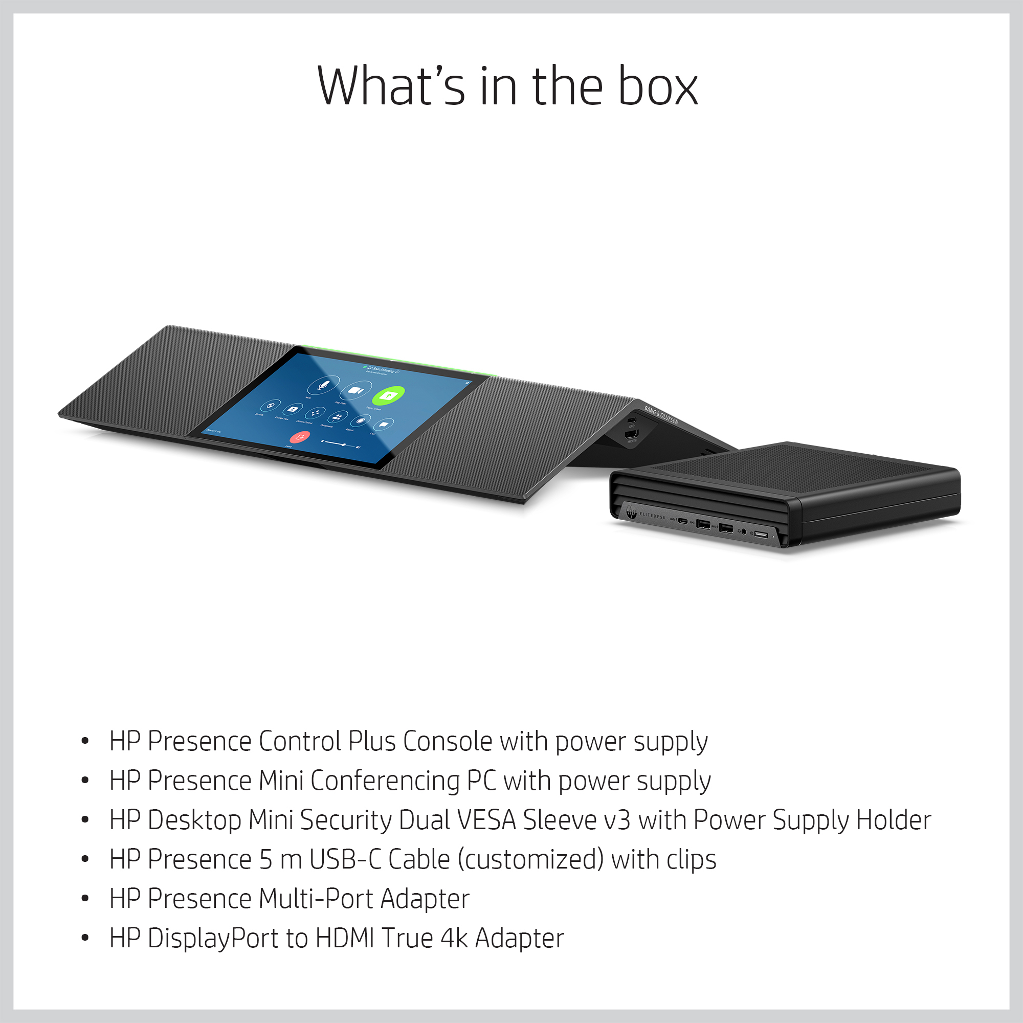 HP Presence Medium Space Solution with Zoom Rooms – image 6