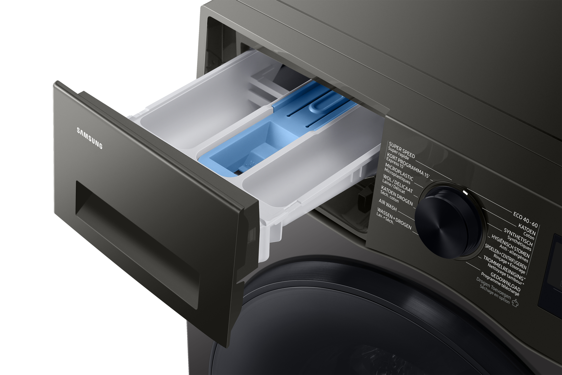 Samsung WD9UHG5U34BXEN washer dryer Freestanding Front-load Stainless steel – image 9