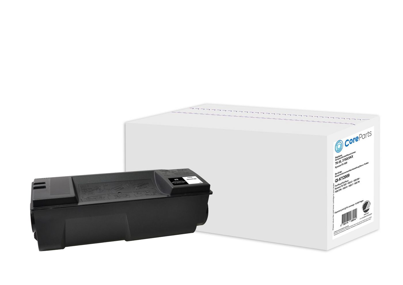 CoreParts QI-KY2009 toner cartridge 1 pc(s) Compatible Black