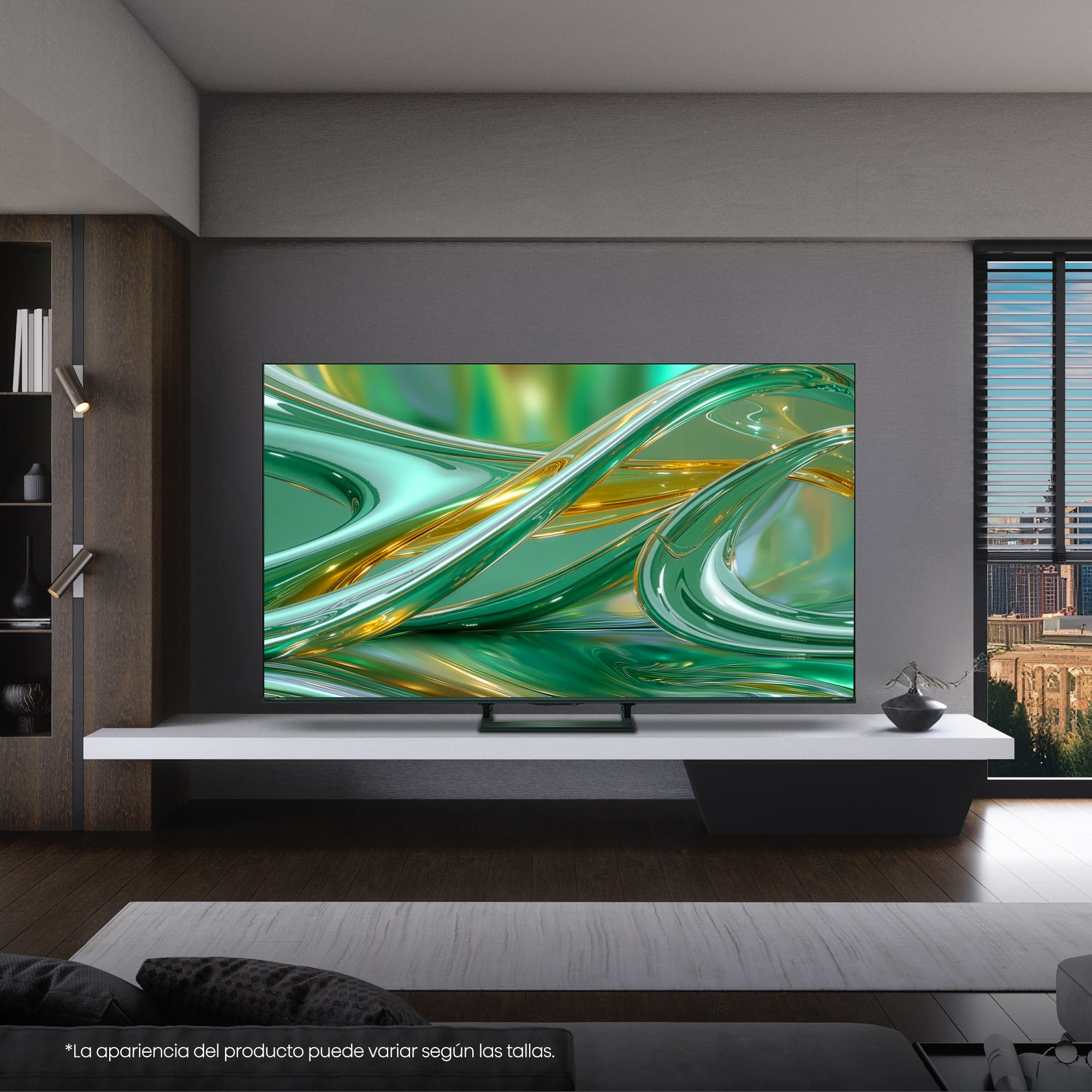 Hisense 55E8S TV 139.7 cm (55") 4K Ultra HD Smart TV Wi-Fi Grey 400 cd/m² – image 2