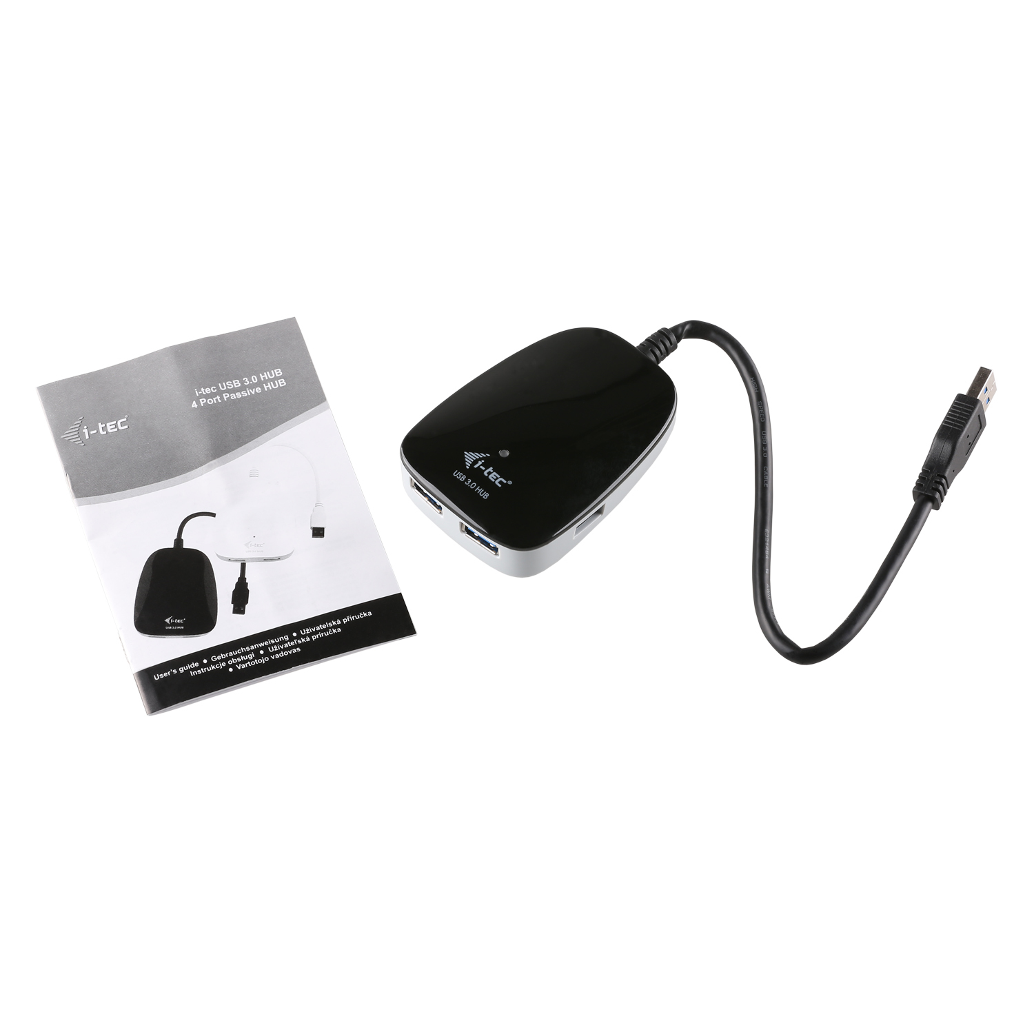i-tec U3HUB402 interface hub 5000 Mbit/s Black – image 5
