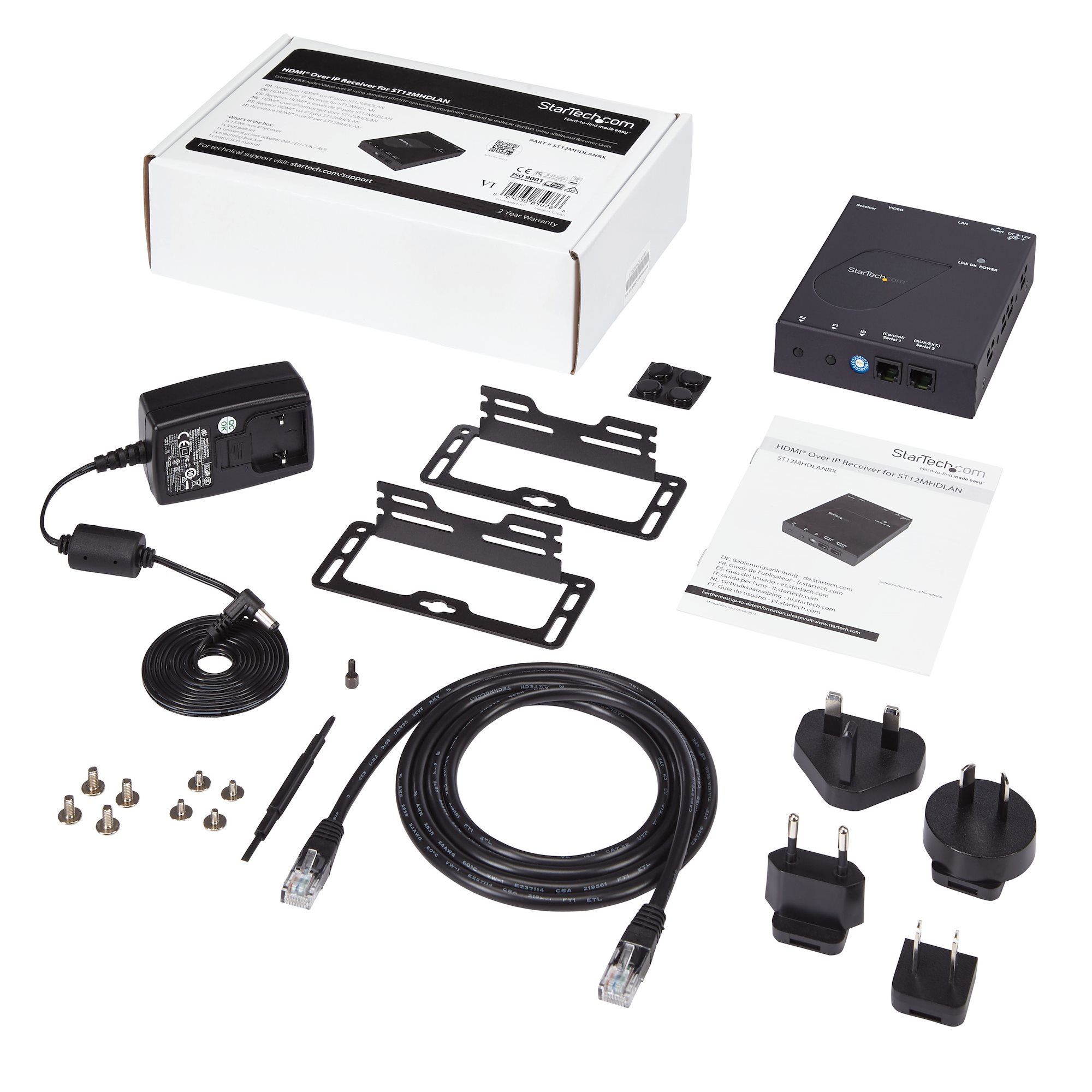 StarTech.com HDMI Video Over IP Gigabit LAN Ethernet Receiver for ST12MHDLAN - 1080p – image 6