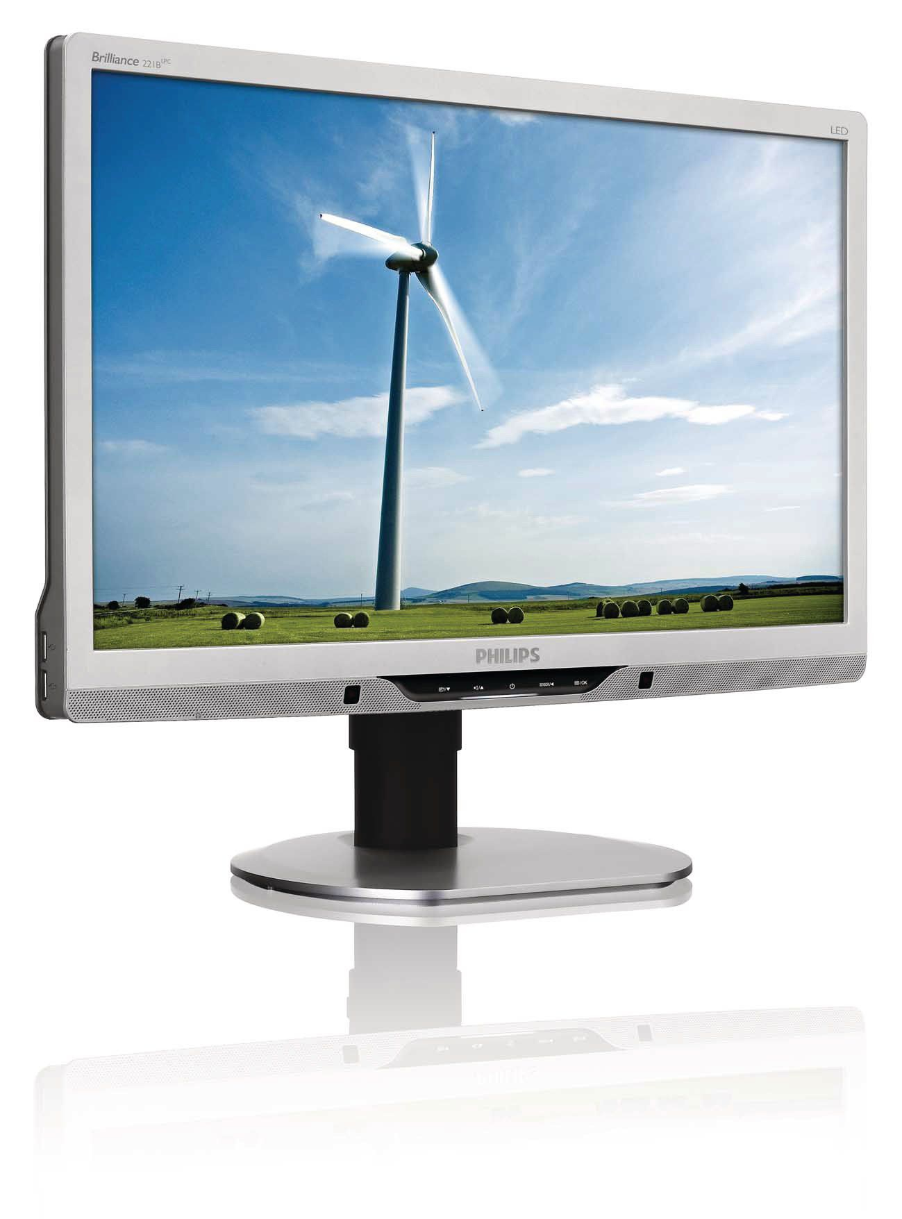 Philips Brilliance LCD monitor, LED backlight 221B3LPCS/02