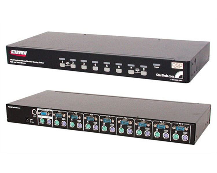StarTech.com SV831D KVM switch Black