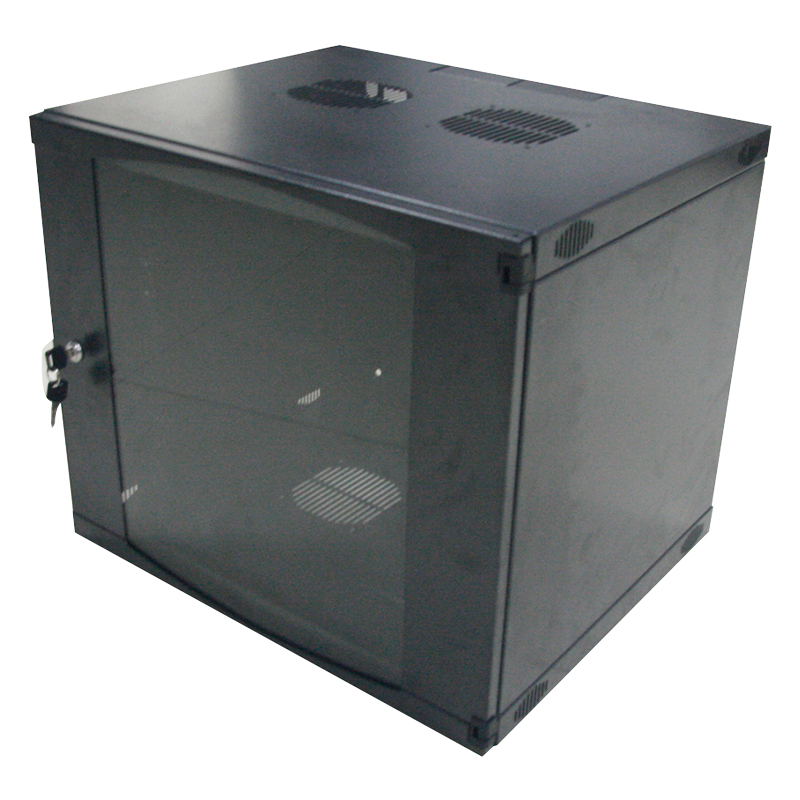 LogiLink W09F64B rack cabinet Wall mounted rack Black, Grey