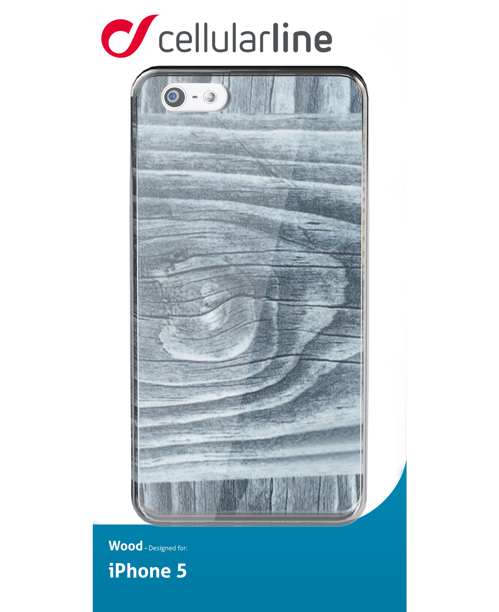 Cellularline Wood - iPhone 5S/5 - Beige – image 2
