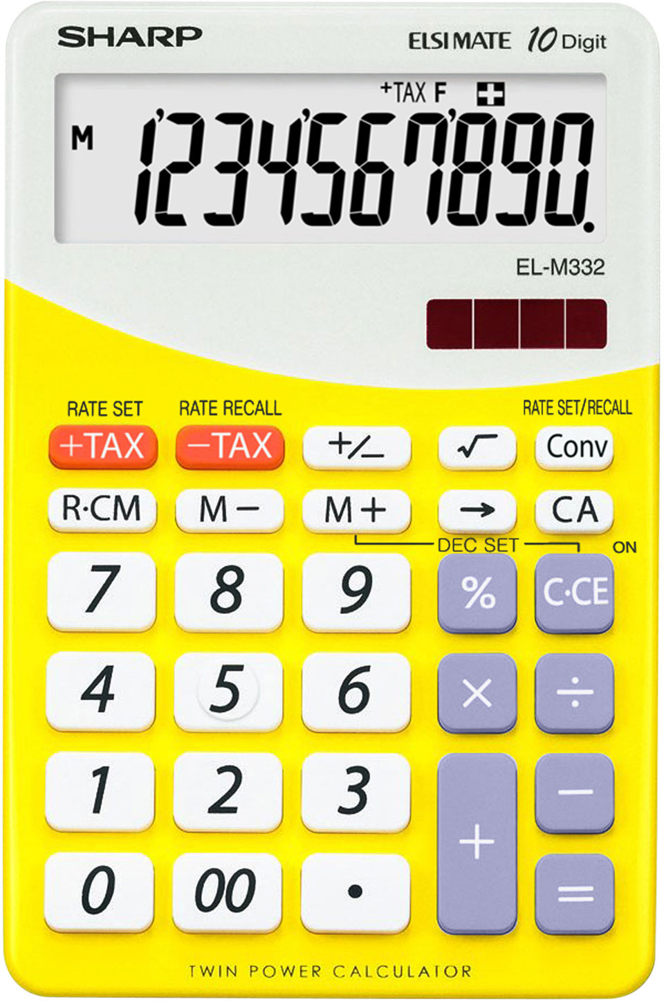 Sharp EL-M332BYL calculator Pocket Basic Yellow