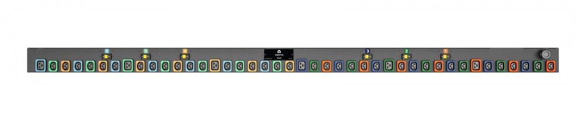 Vertiv I10137L power distribution unit (PDU) 30 AC outlet(s) 1U Black