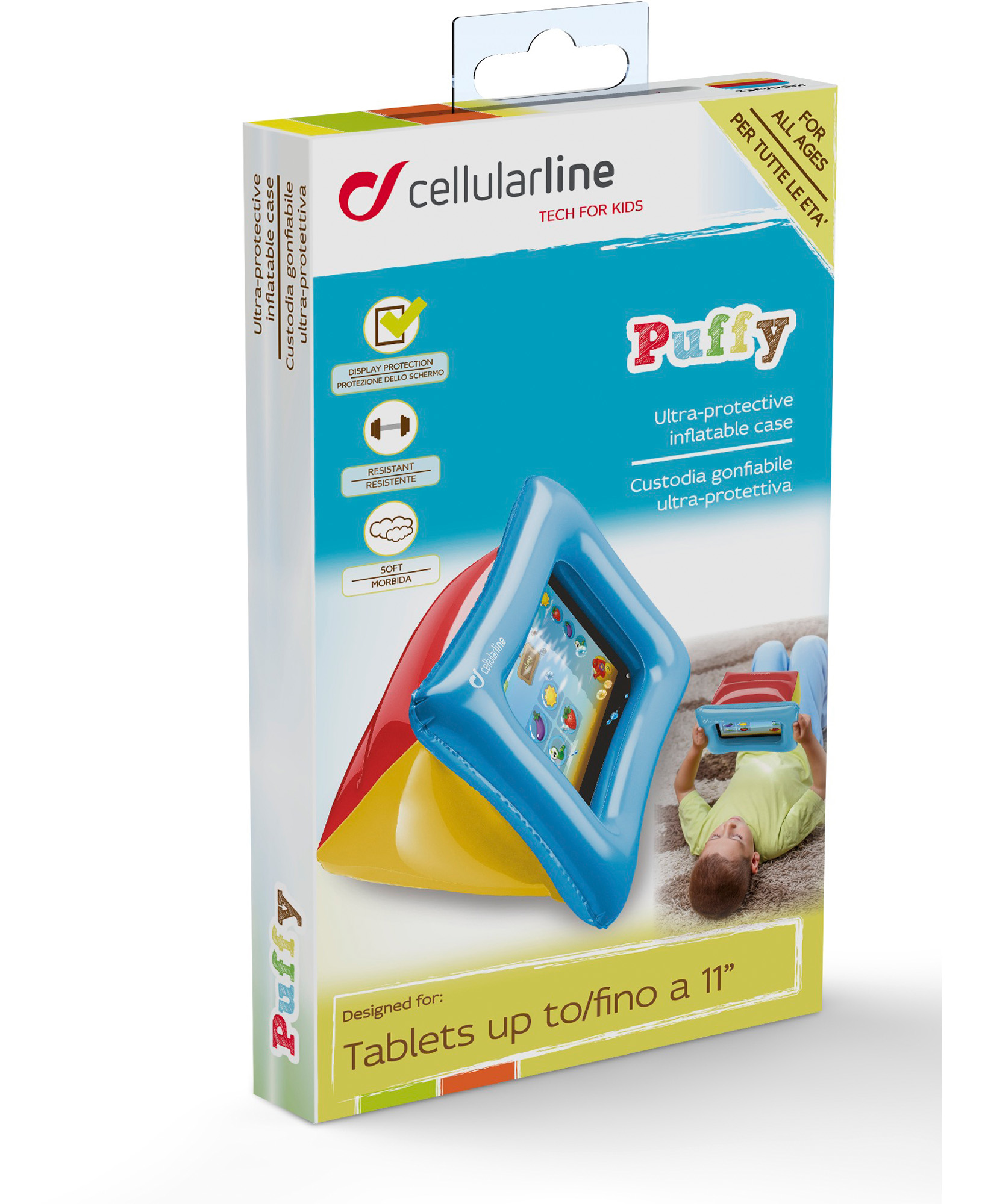 Cellularline Kidcase - Tablets Up To 11”, Yellow, Red – image 2