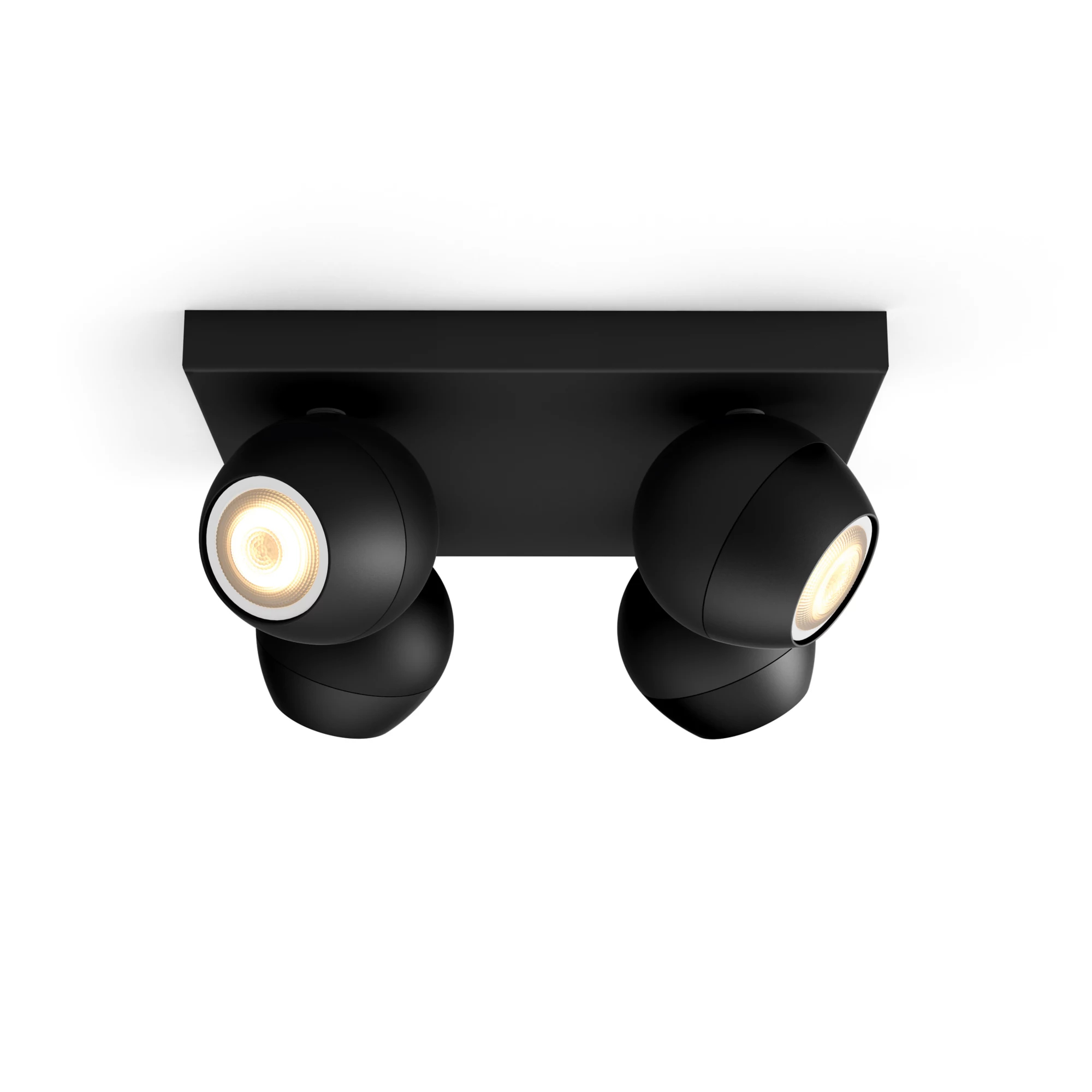 Philips by Signify Philips Hue White ambience Buckram quadruple spotlight