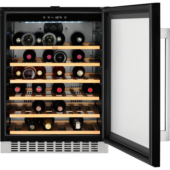 AEG SWB66001DG Compressor wine cooler Built-in Black 52 bottle(s)