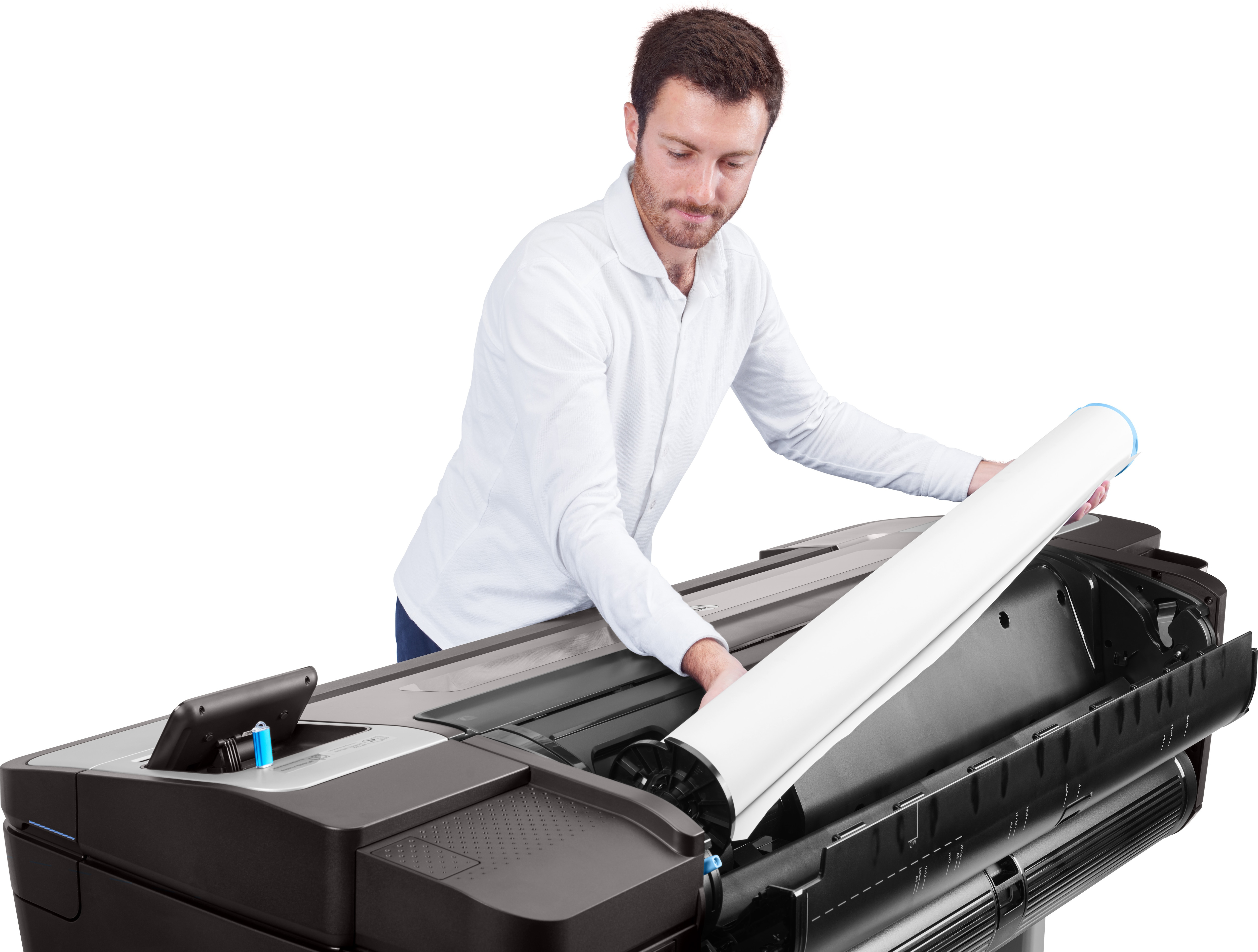 HP Designjet T1700 44-in Printer. Page description languages: HP-GL/2, TIFF, JPEG, CALS G4, URF, Printing colours: Cyan, P