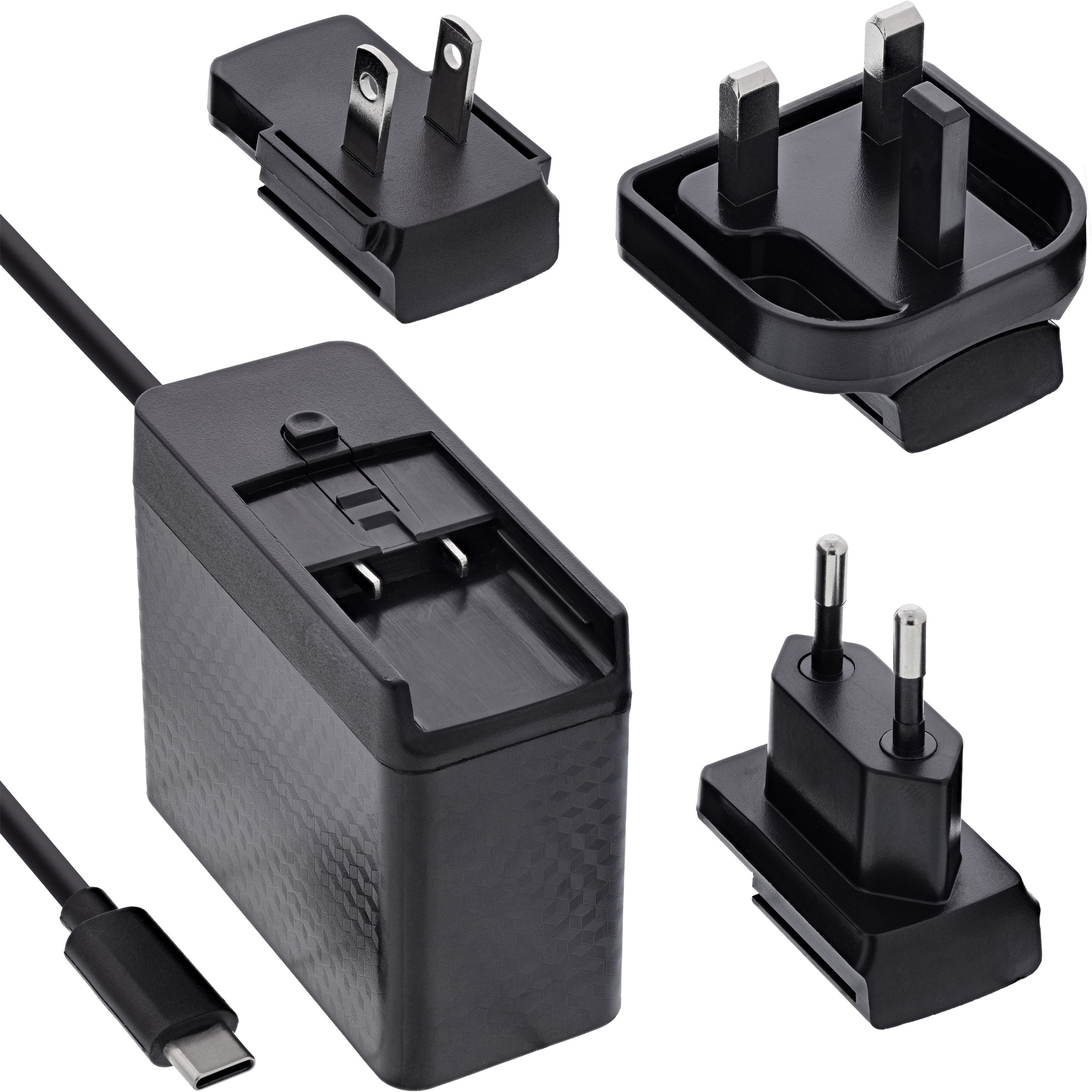 InLine 31516C mobile device charger Universal Black AC Fast charging Indoor – image 1