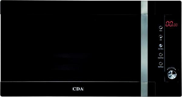 CDA MC41BL microwave Black Built-in