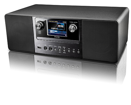 PEAQ PDR360BT-B radio Personal Analog & digital Black