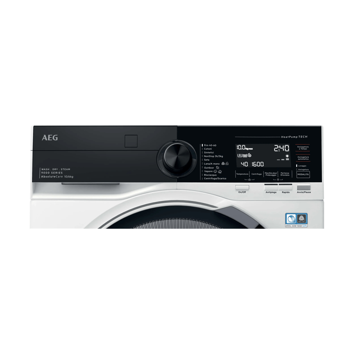 AEG LWR9C166BB washer dryer Freestanding Front-load White – image 8
