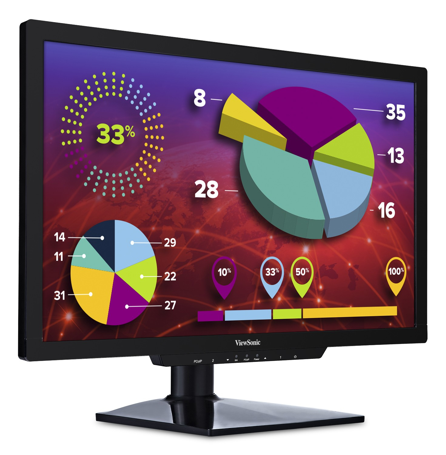 Viewsonic LED LCD SD-Z225 computer monitor – image 5