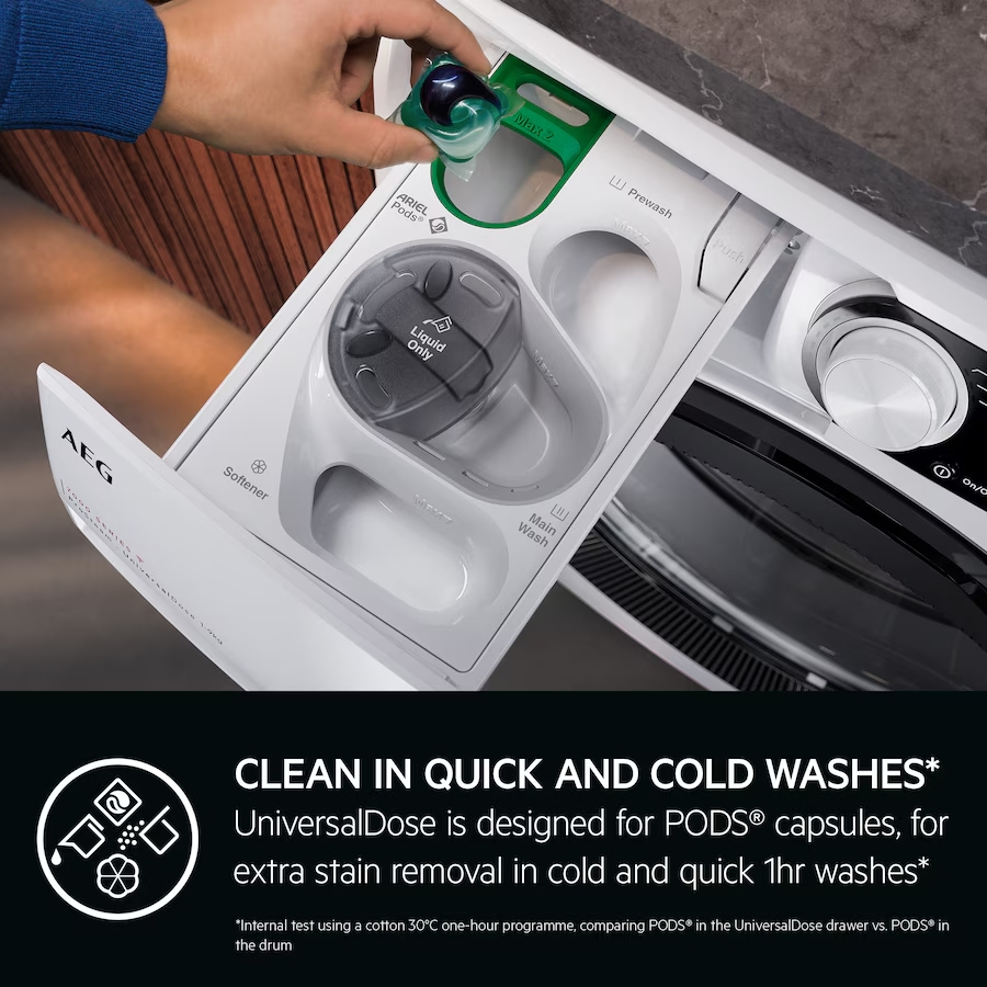 AEG LWR8516L6UD washer dryer Freestanding Front-load White – image 7