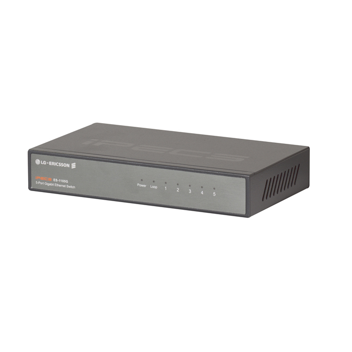 LG ES-1105G network switch Unmanaged Black