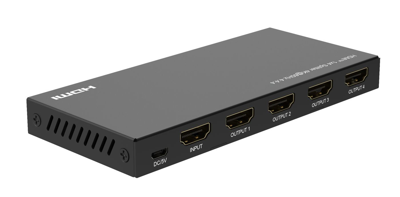 Microconnect MC-HDMISPLITTER0104-4K video splitter HDMI – image 2