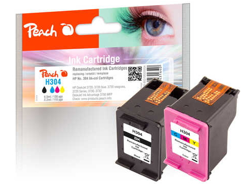 Peach PI300-802 ink cartridge Black, Cyan, Magenta, Yellow