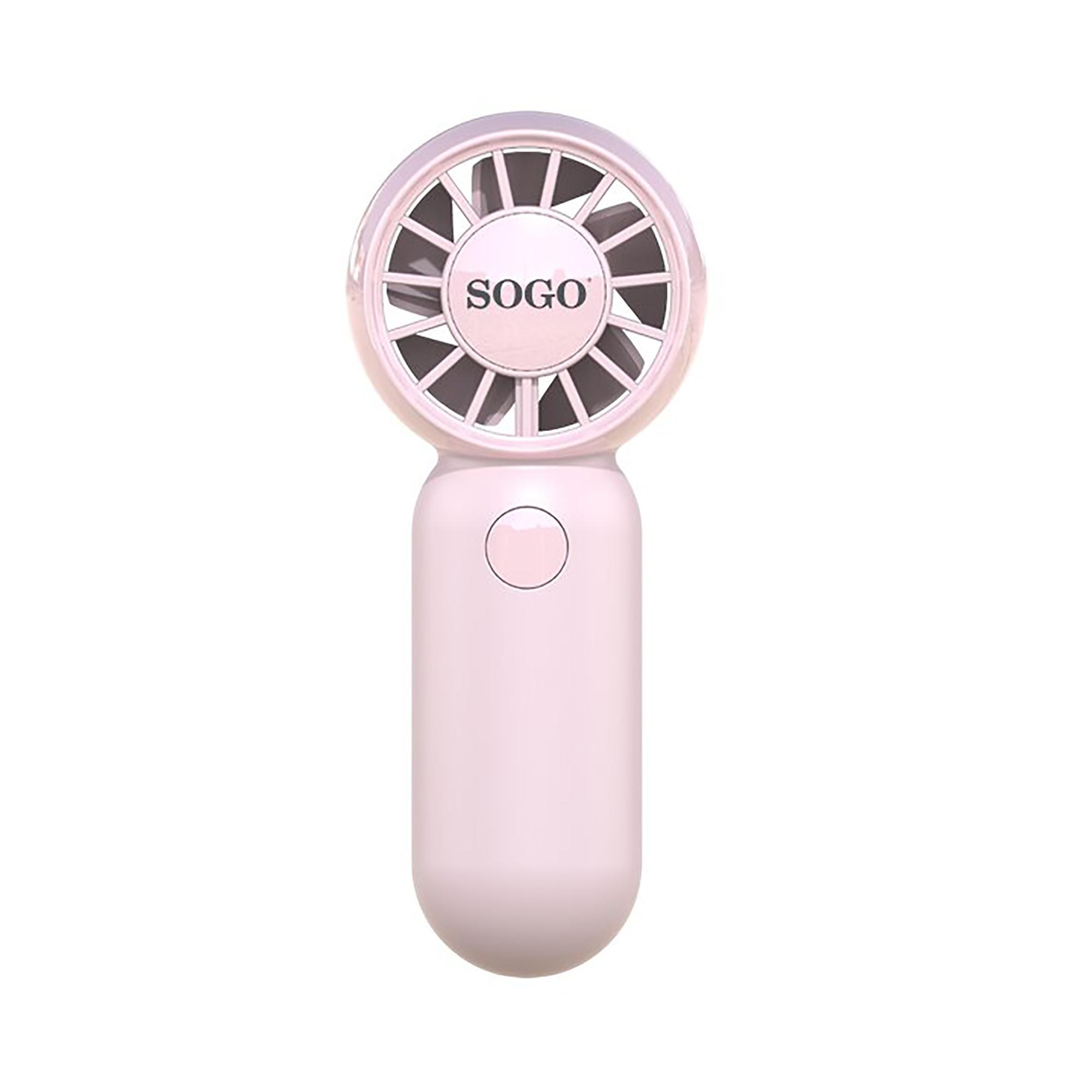 Sogo VEN-SS-21145-PI personal handheld mister/fan Pink Handheld fan – image 1