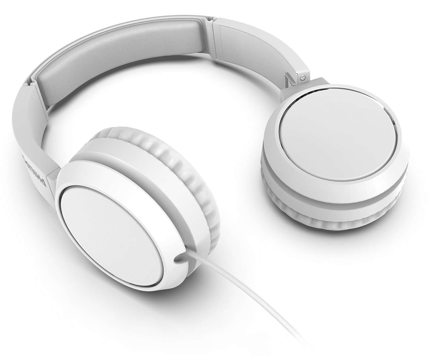 Philips 3000 series TAH4105WT/00 headphones/headset Wired Head-band Calls/Music White – image 2