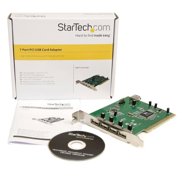 StarTech.com 7 Port PCI USB Card Adapter - TAA – image 5