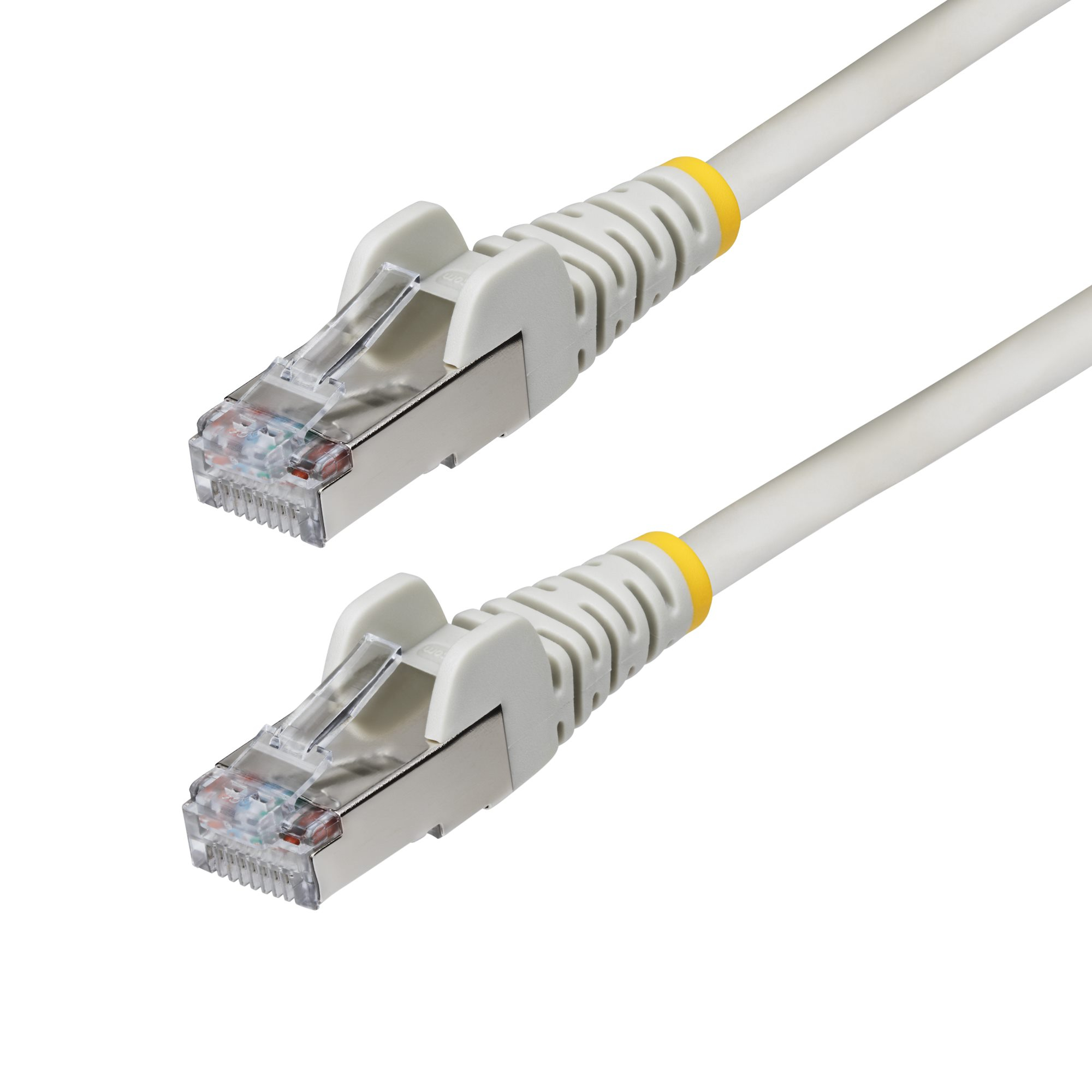 StarTech.com 100FT Gray Cat6a Ethernet Cable Snagless RJ45 10G 100W PoE S/FTP LSZH NLGR-100F-6A-PATCH