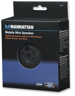 Manhattan 161107 portable/party speaker Mono portable speaker Black – image 3