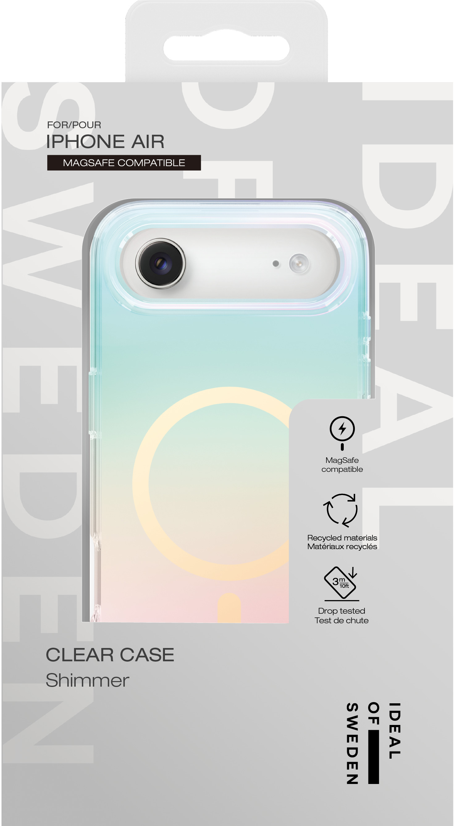 iDeal of Sweden Clear Case MagSafe iPhone Air Shimmer – image 5