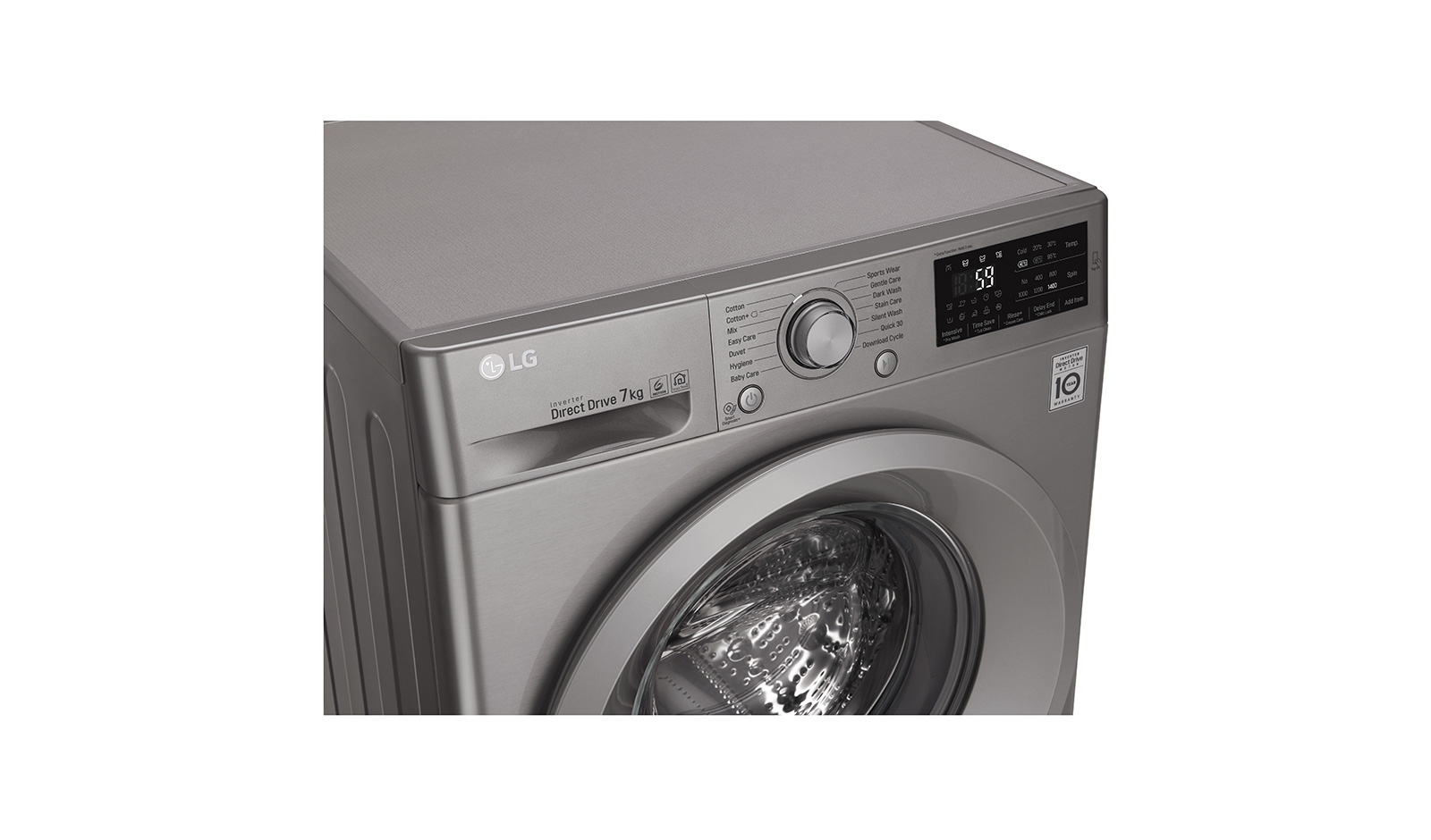 LG F4J5QN7S washing machine Front-load – image 4