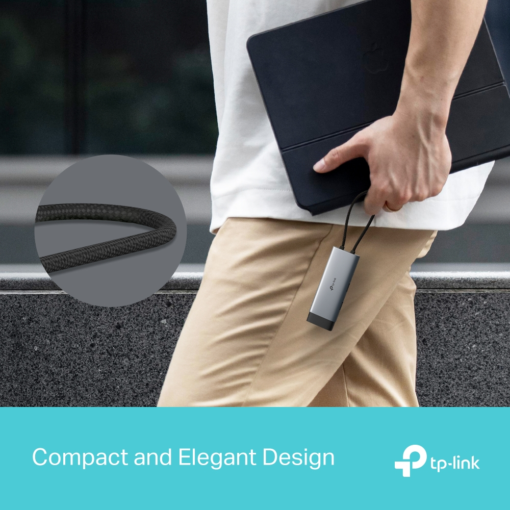 TP-Link UH5020C interface hub USB Type-C 5000 Mbit/s Grey – image 8