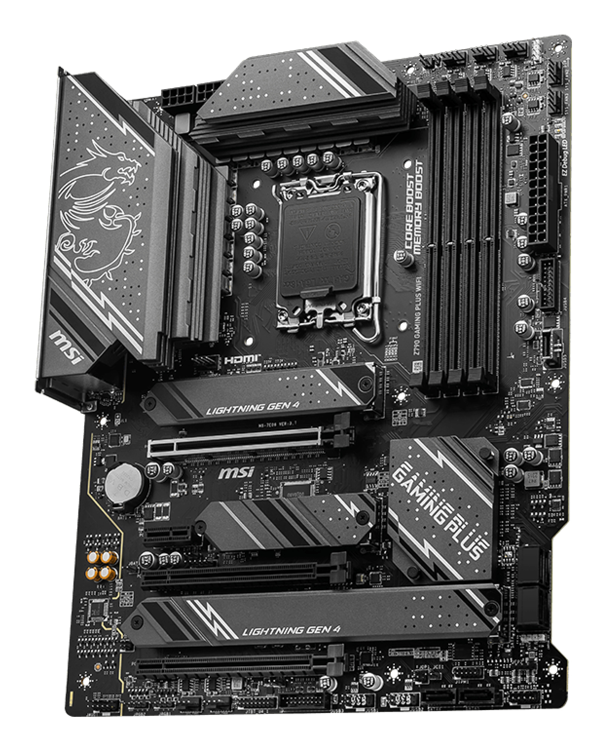 Tarjeta Madre MSI Z790 GAMING PLUS WIFI - Socket 1700 - 4xDDR5 - 5000/6000(OC)7200+(OC) - HDMI - DisplayPort - ATX - Z790 GAMING PLUS WIFI