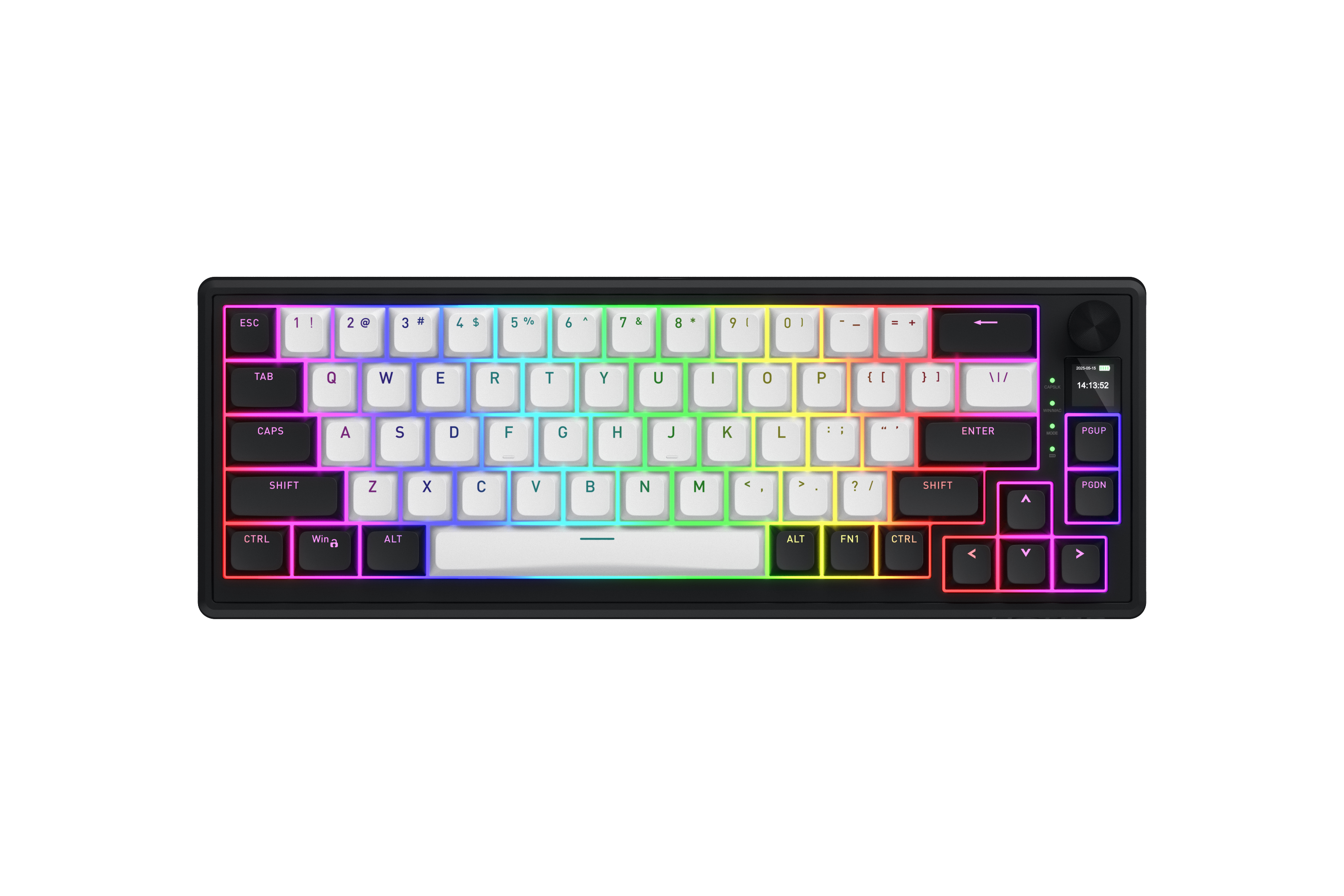 HATOR Skyfall 65 MAG ULTIMA 8K wireless keyboard Gaming USB + RF Wireless + Bluetooth QWERTY US English Black, White
