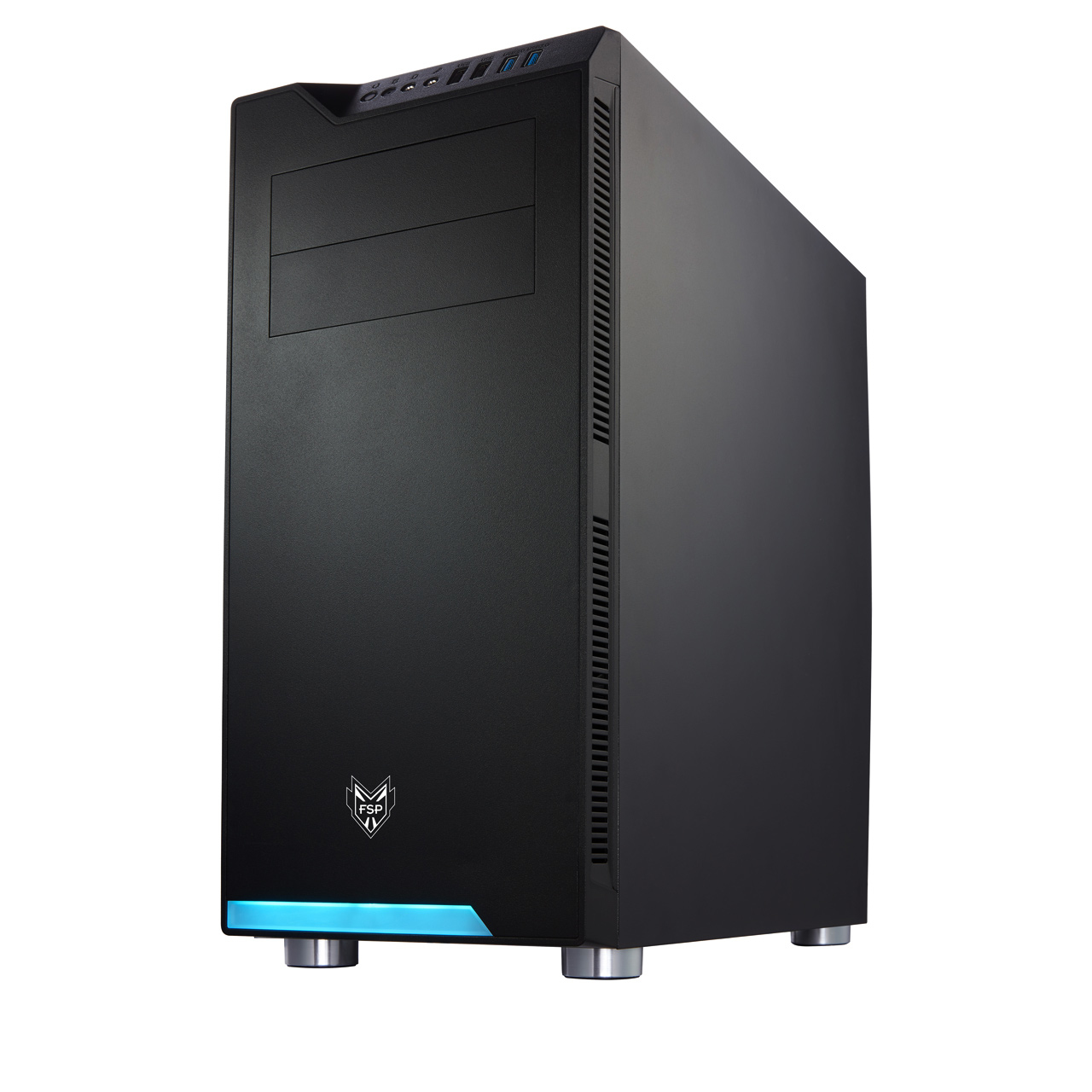 FSP CMT240 computer case Midi Tower Black – image 2