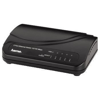 Hama 5-Port Switch 100/10 Mbps – image 1