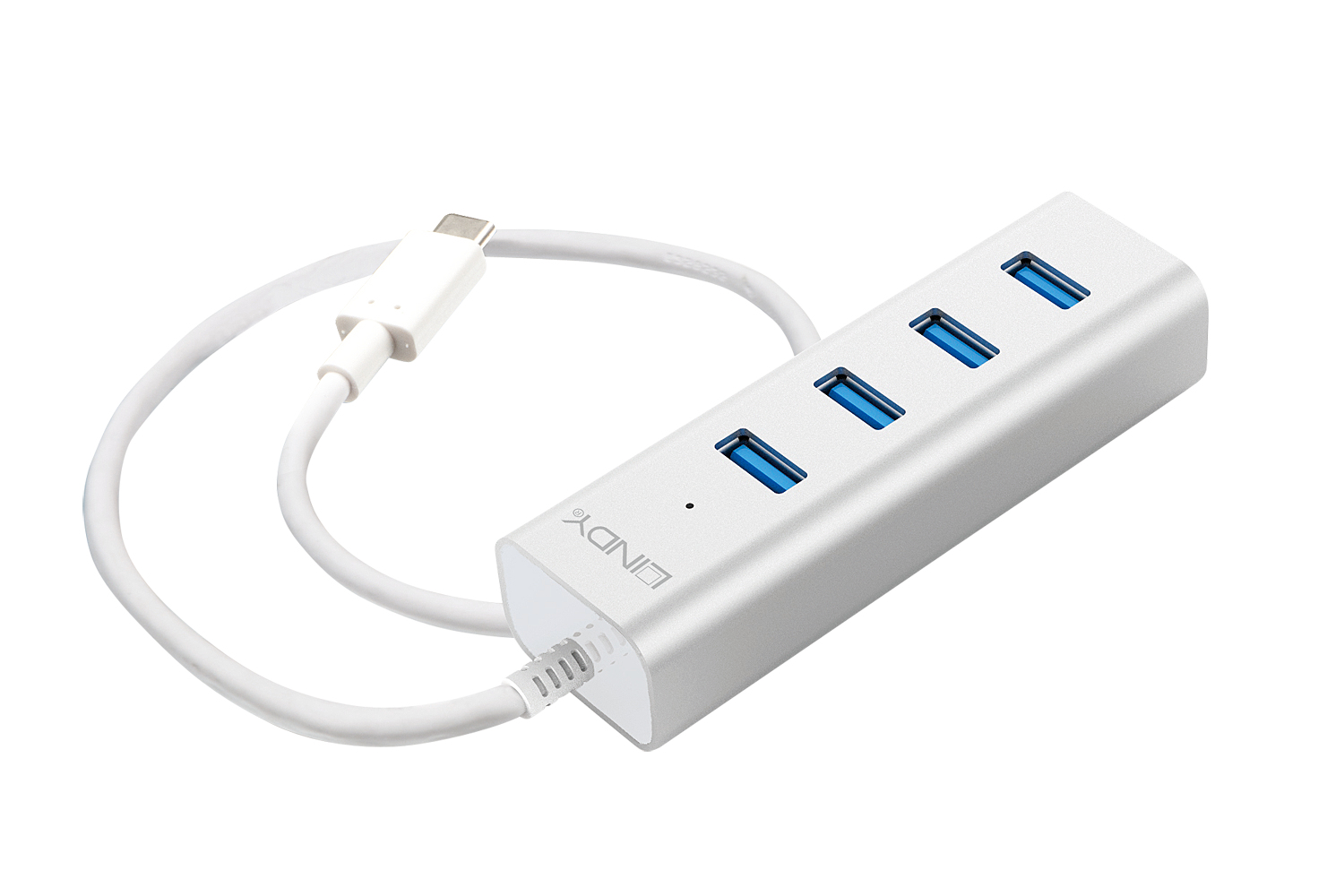 Lindy 43154 interface hub 5000 Mbit/s White
