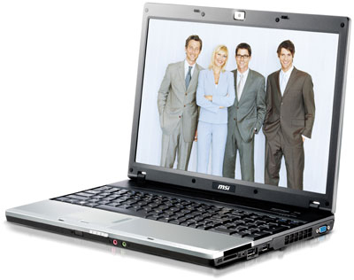 MSI Megabook PR621-00BE Intel® Core™2 Duo P8400