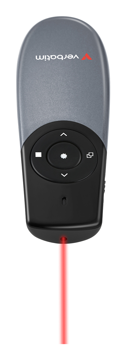 Verbatim Focus Wireless Presenter with Red Laser Pointer