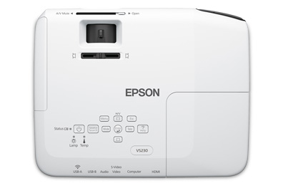 Epson VS230 Large venue projector 2800 ANSI lumens 3LCD SVGA (800x600) Black, White – image 4