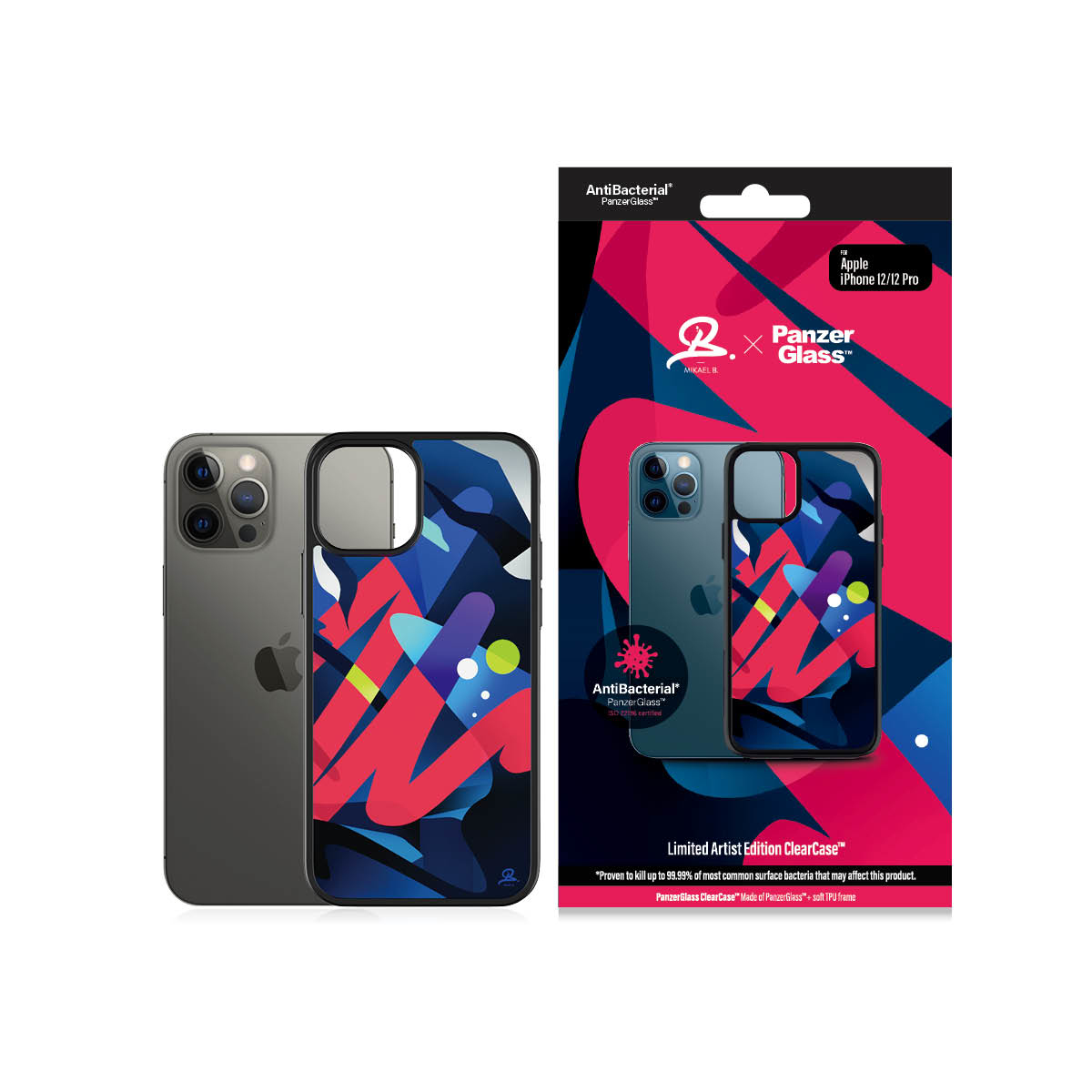 PanzerGlass ® ClearCase™ iPhone 12 | 12 Pro - Mikael B Limited Artist Edition – image 4