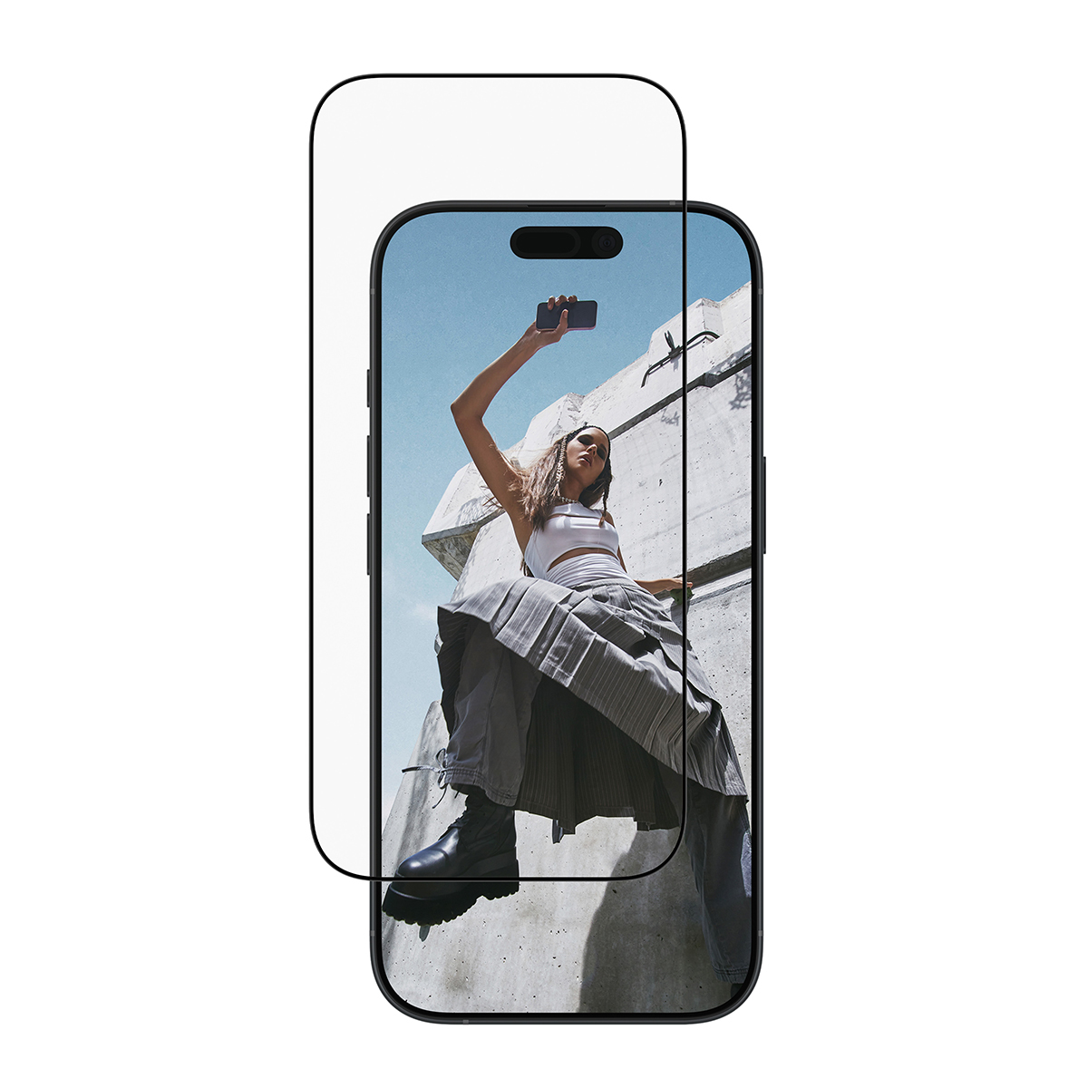 PanzerGlass SAFE. by ® Screen Protector w. Black Frame iPhone 17 | 16 Pro | Ultra-Wide Fit w. EasyAligner Clear screen protector Apple 1 pc(s)