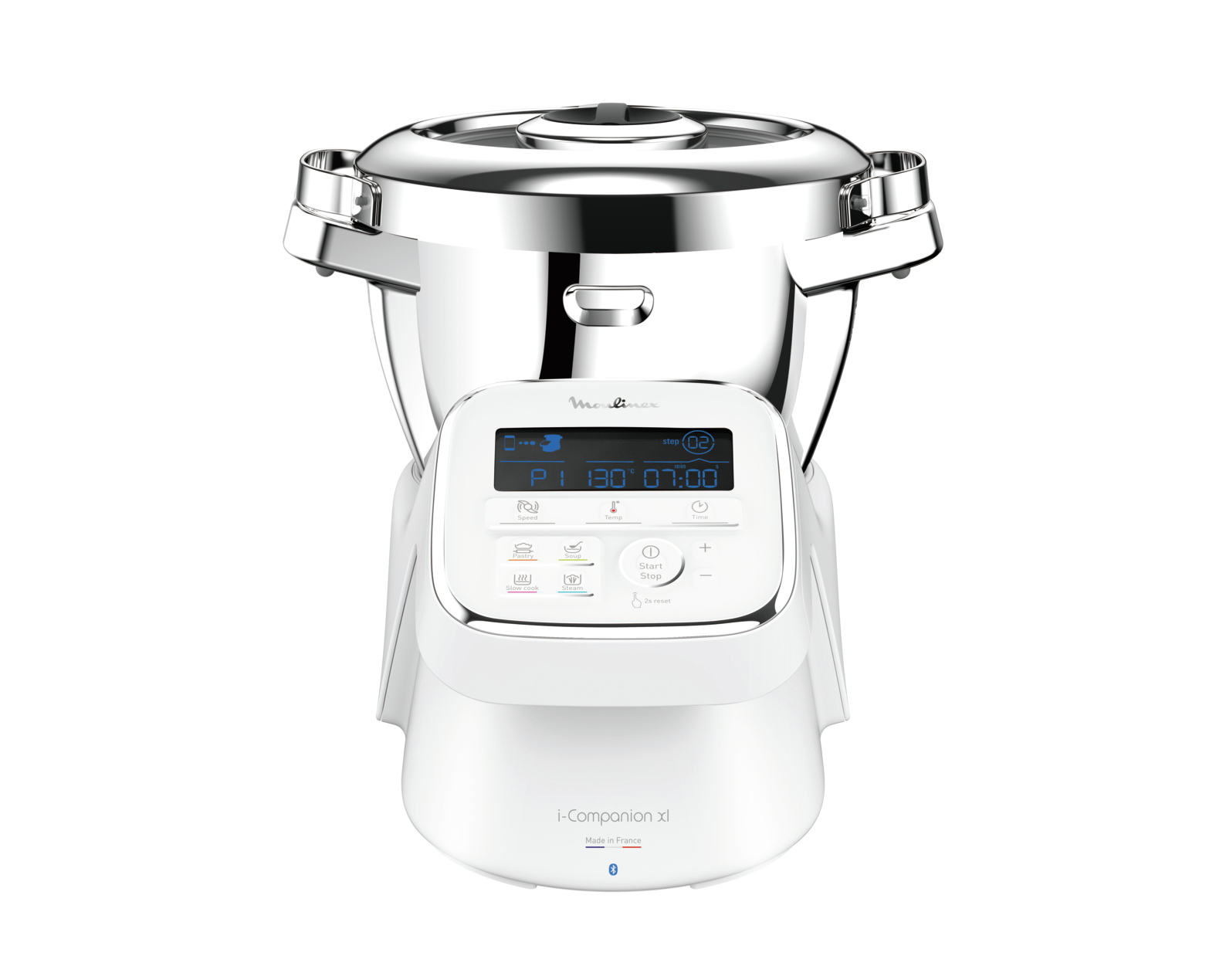 Moulinex HF908 1550 W 4.5 L Stainless steel, White – image 4