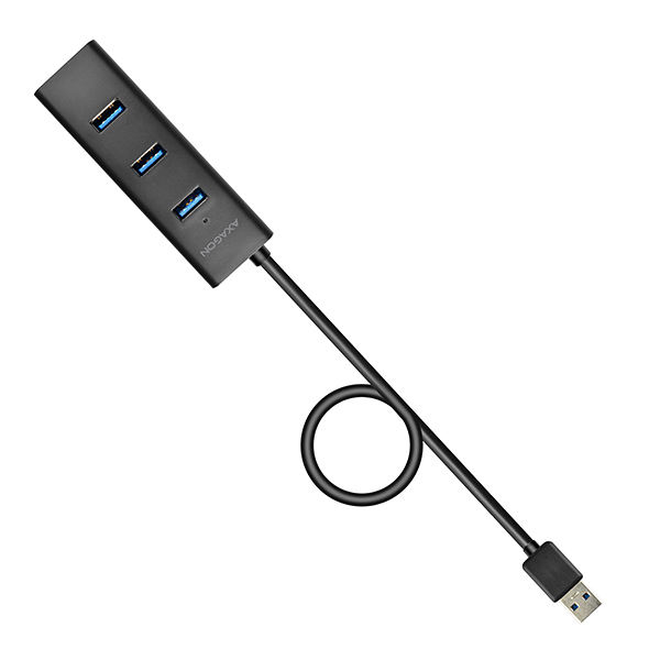 Axagon HUE-S2BL 4x USB 3.0 CHARGING hub w. 1.2m cable, power micro USB – image 4