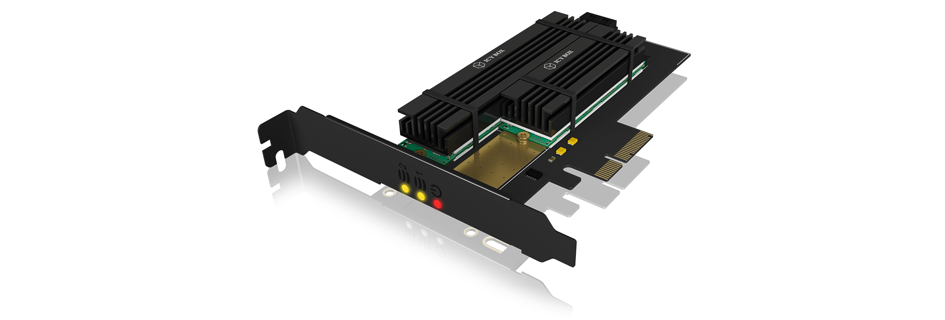 ICY BOX IB-PCI215M2-HSL interface cards/adapter Internal M.2